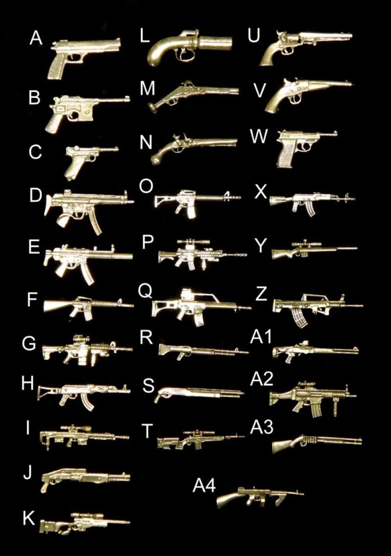 English Shotgun/ Rifle & Military pins