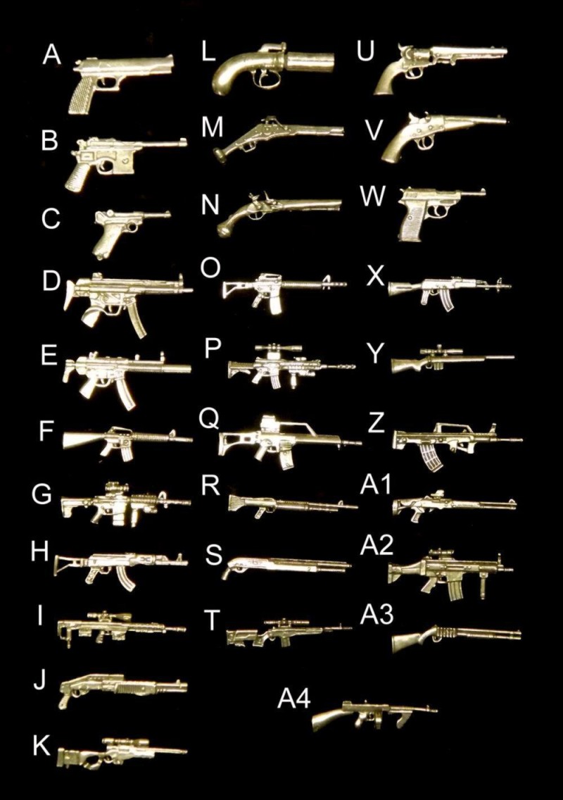 English Shotgun/ Rifle & Military pins