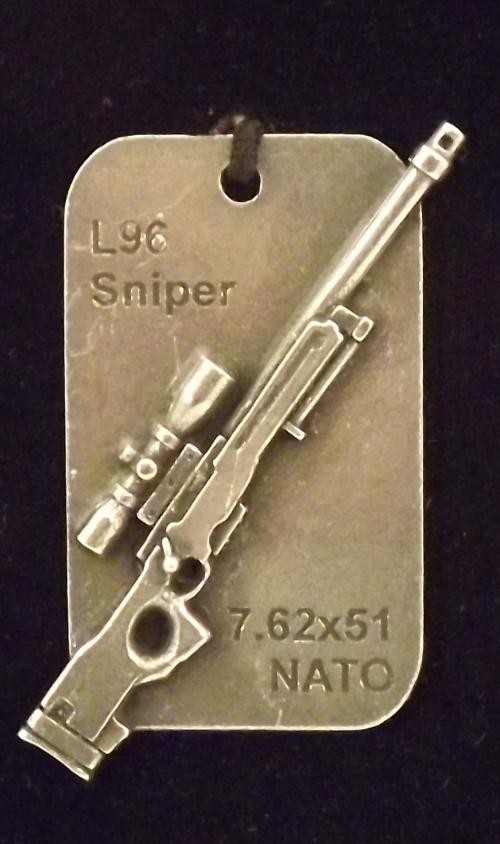 Dog tag/gun key rings
