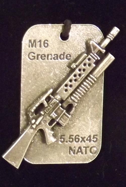Dog tag/gun key rings